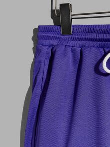 GENTILAND Quần Short Nam Dây kéo Túi Lá thư Giải trí - Màu tím  Violet - Xem 3