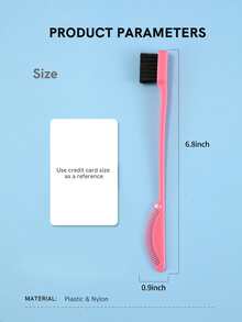 CUT it 1 Cọ Trang Điểm 2 Đầu Lông Mi Lược Lông Mày Dụng Cụ Trang Điểm Di Động Làm Đẹp Edge Chân Tóc Lược Cho Tạo Kiểu Tóc Salon - Nhiều màu - Xem 2