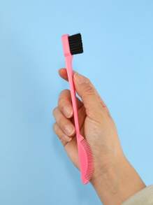 CUT it 1 Cọ Trang Điểm 2 Đầu Lông Mi Lược Lông Mày Dụng Cụ Trang Điểm Di Động Làm Đẹp Edge Chân Tóc Lược Cho Tạo Kiểu Tóc Salon - Nhiều màu - Xem 5