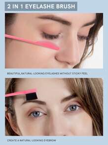 CUT it 1 Cọ Trang Điểm 2 Đầu Lông Mi Lược Lông Mày Dụng Cụ Trang Điểm Di Động Làm Đẹp Edge Chân Tóc Lược Cho Tạo Kiểu Tóc Salon - Nhiều màu - Xem 6