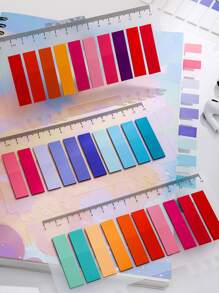 1pc Mixed Color Sticky Index Tab, Simple Multi-purpose Easy To Post Index Tab For Page Marking Classify File - Multicolor - View 4