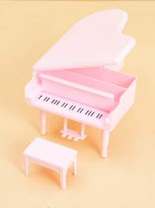 1pc Piano Design Hamster Toy For Small Animal For Play - Pink - View 2