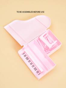 1pc Piano Design Hamster Toy For Small Animal For Play - Pink - View 8