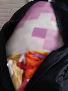 Túi du lịch tối giản cỡ lớn có thể gập lại BlackholidayTúi hành lýTúi cuối tuầnTúi đi biển dung tích lớn cho du lịch mùa hè Những thứ cần thiết cho kỳ nghỉ Phụ kiện mùa hè cho kỳ nghỉ Tổ chức du lịch Túi bệnh viện Phụ kiện du lịch cho trại - màu đen - Xem 4