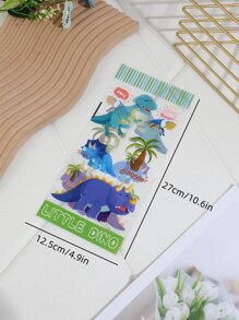 50入組卡通動物圖案禮品現代塑膠禮品包裝袋 - 彩色 - 查看 3