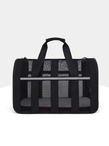 1 túi đựng thú cưng phản quang cho chó mèo ngoài trời - màu đen - Xem 4