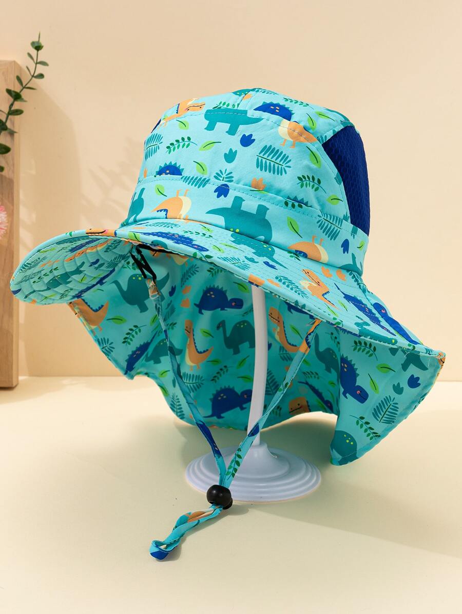 幼童卡通圖案漁夫帽 - 彩色 - 查看 1