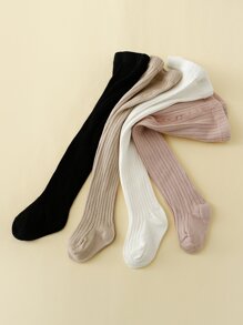 4pcs/Set Baby Girls' Versatile Leggings, Suitable For Everyday Wear - Multicolor - View 2