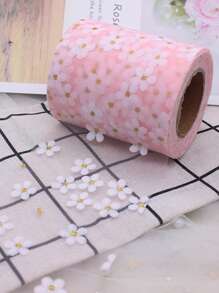 1 Họa Tiết Hoa DIY Webbing Ren Polyester Viền Ren Cho Màn Khăn Trải Bàn Đầm Gối - Hồng - Xem 2