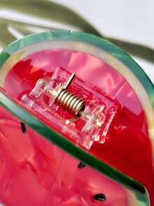 西瓜設計髮爪 - 紅色 - 查看 5