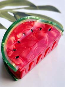 西瓜設計髮爪 - 紅色 - 查看 6