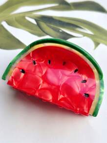 西瓜設計髮爪 - 紅色 - 查看 8