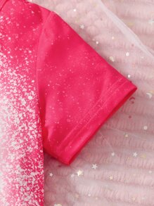 Toddler Girls Slogan Graphic Tee - Hot Pink - View 3