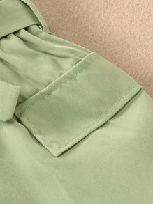 Bộ thời trang bé gái phân lớp Quần paper-bag Khối Màu Dễ thương - Nhiều màu - Xem 5