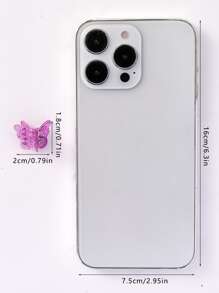 16入組小女童蝴蝶裝飾髮爪