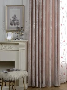 Rèm đơn Jacquard cuộn, Rèm đơn polyester cho phòng ngủ và phòng khách - Màu Hồng baby - Xem 1