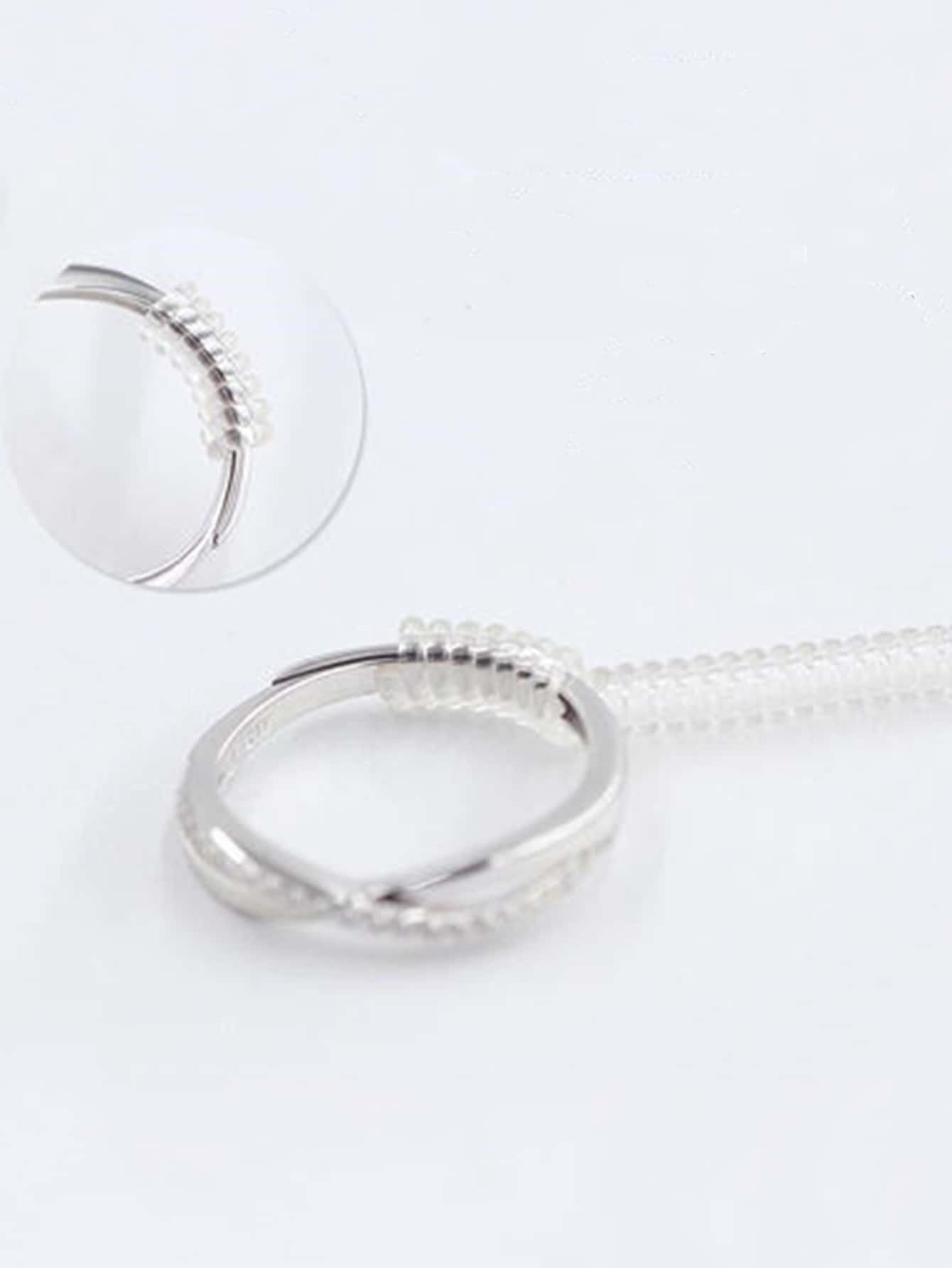 8pcs/set Silicone Ring Rope, Modernist Non-slip Rope For Home - White - View 6