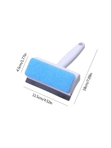 1pc Plastic Wisser, Modernistische 2 In 1 Reinigingsschraper Voor Thuis, Keuken, Badkamer, Huis, Huishoudelijke Artikelen