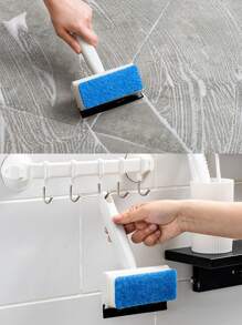 1pc Plastic Wisser, Modernistische 2 In 1 Reinigingsschraper Voor Thuis, Keuken, Badkamer, Huis, Huishoudelijke Artikelen