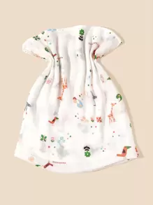 Bebé Manta para envolver con dibujos animados con estampado de jirafa - Multicolor - Ver 1