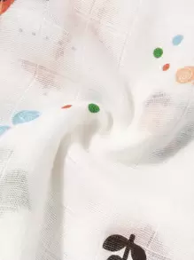 Bebé Manta para envolver con dibujos animados con estampado de jirafa - Multicolor - Ver 5