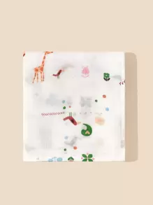 Bebé Manta para envolver con dibujos animados con estampado de jirafa - Multicolor - Ver 6