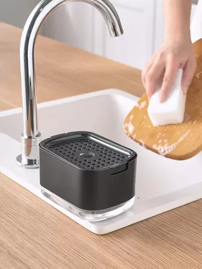 1 st PP-tvåldispenser i svamp, daglig tvåldispenserlåda för kök, badrumsinredning, höstdekor, tillbaka till skolan