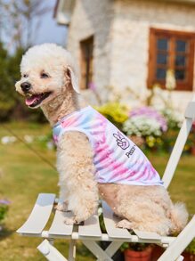 PETSIN 1pc Tie Dye Pet Tank cho mèo và chó cho mùa hè - Nhiều màu - Xem 6