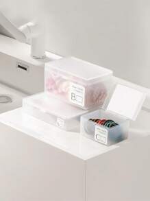 1 hộp nhựa đựng đồ, hộp đựng trong suốt hiện đại cho gia đình - Trong sáng - Xem 3