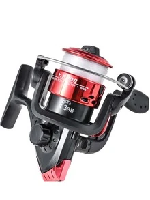 LEO 1pc Spinning Fishing Reel - Red - View 2