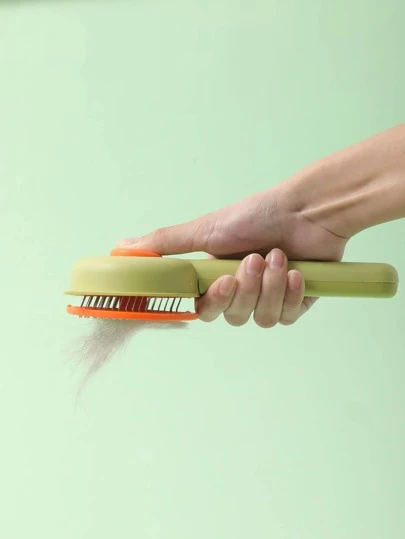 1入組貓狗梳理雙色寵物毛髮開結梳