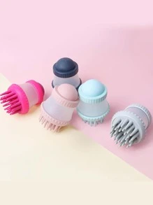 1pc Random Color Pet Bath Brush For Cat And Dog For Shower - Multicolor - View 1