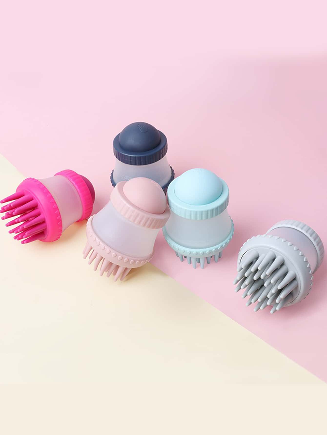 1pc Random Color Pet Bath Brush For Cat And Dog For Shower - Multicolor - View 1
