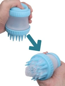 1pc Random Color Pet Bath Brush For Cat And Dog For Shower - Multicolor - View 5