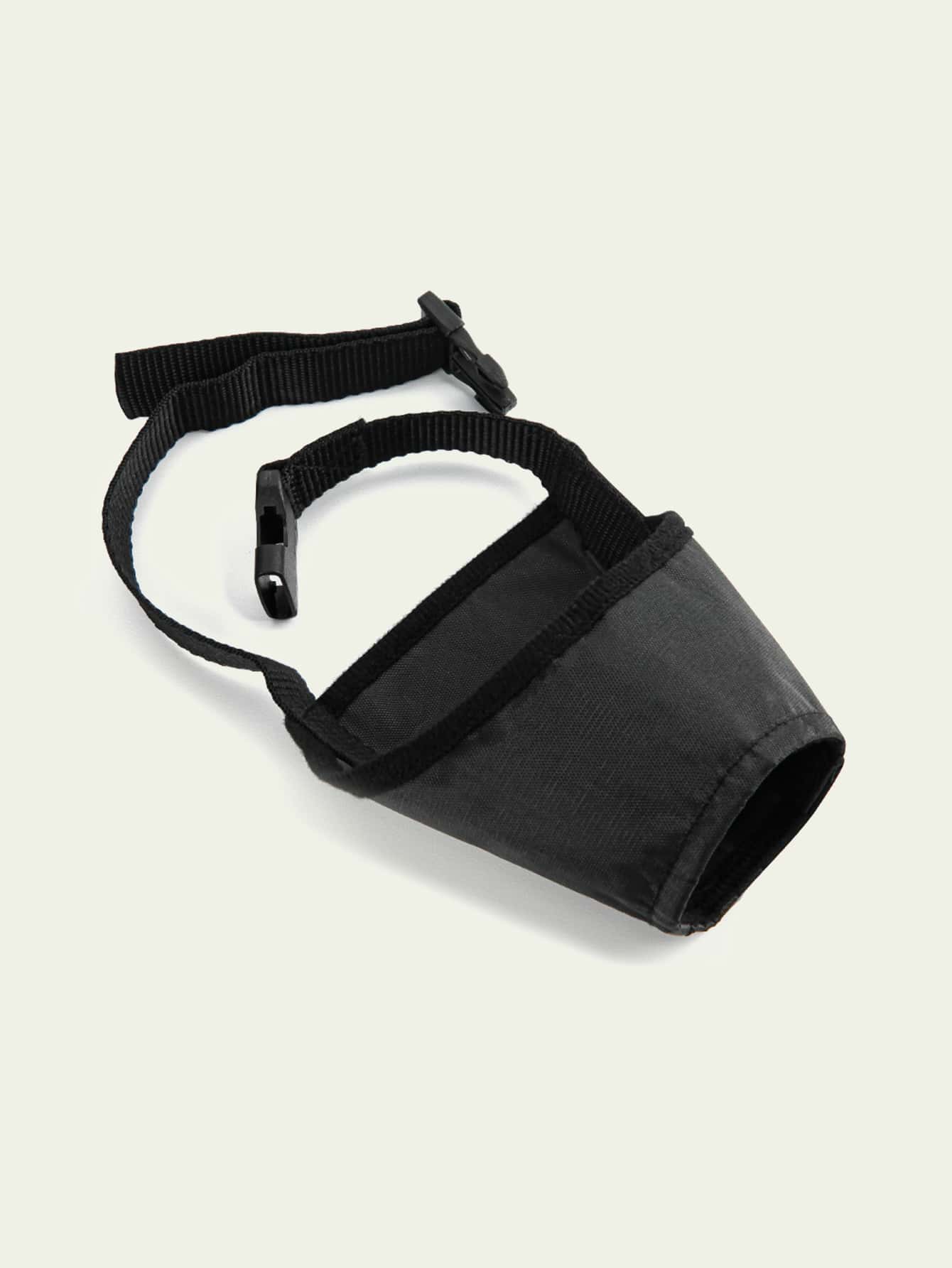 1pc Adjustable Pet Muzzle For Dog For Anti-bite - Black - View 1