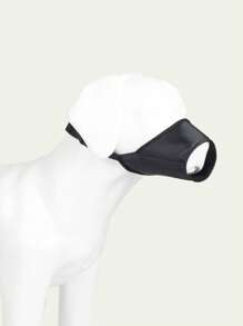 1pc Adjustable Pet Muzzle For Dog For Anti-bite - Black - View 2