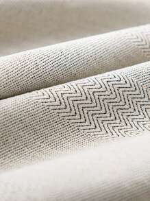 素色單片窗簾臥室和客廳現代滌綸單片遮光窗簾 - 米色 - 查看 8