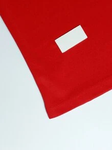 Manfinity Homme Áo thun có cổ Nam Nút phía trước Thú vật Giải trí - Đỏ - Xem 4