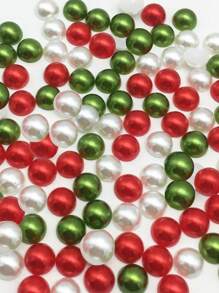 170入組人造珍珠設計五彩紙屑 - 彩色 - 查看 2