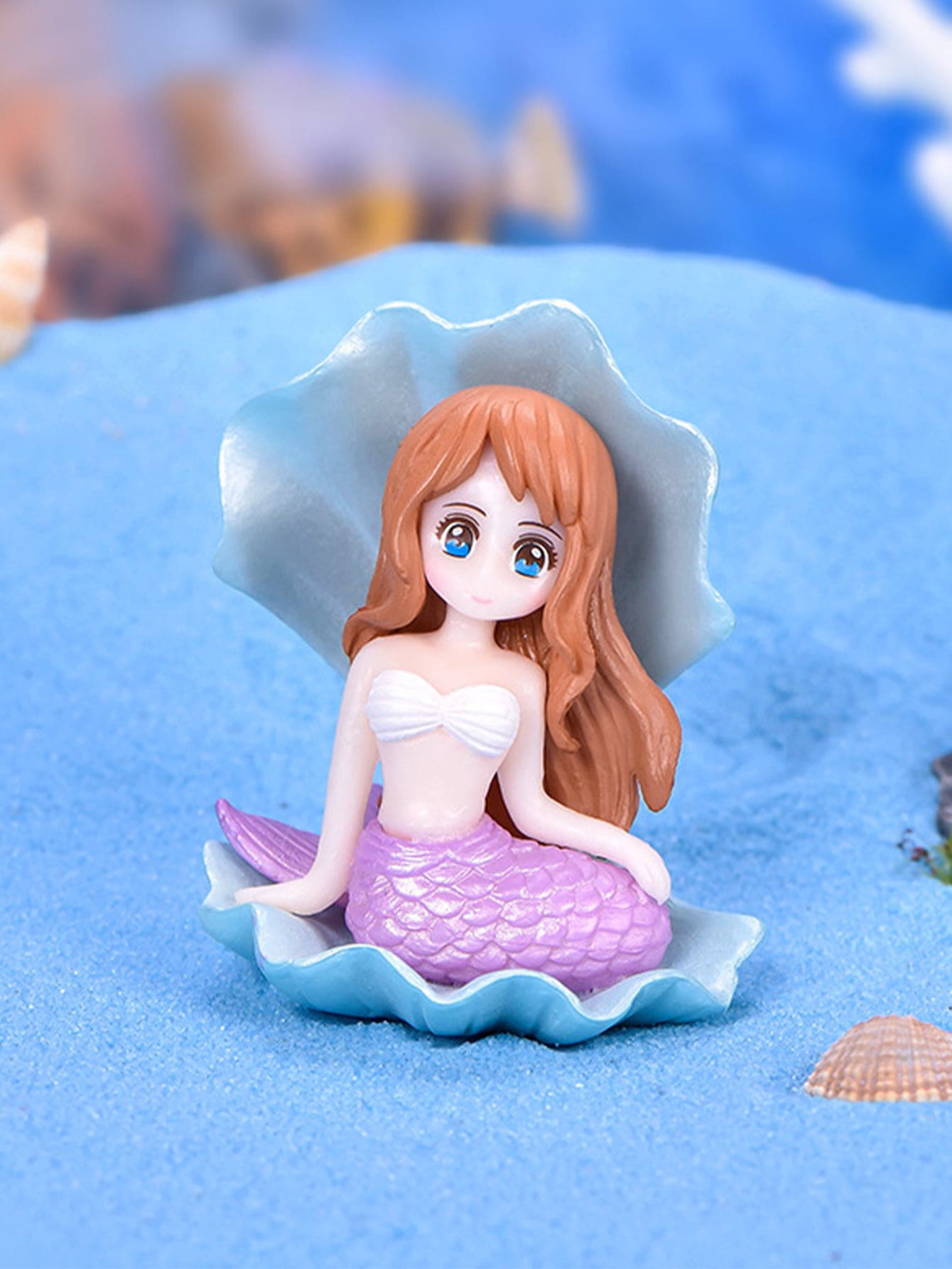 1pc Mermaid Design Decoration Craft - Multicolor - View 1