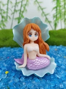1pc Mermaid Design Decoration Craft - Multicolor - View 2