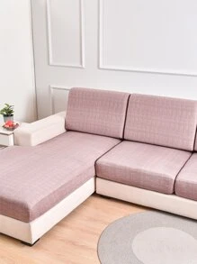 1pc Jacquard Stretch Sofa Cushion Cover