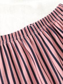 Đồ mặc nhà Gái Lá thư Sọc Giải trí - Hồng - Xem 4