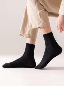 10 双男士透气运动休闲中筒袜，春/夏/秋季 - 彩色 - 查看 2