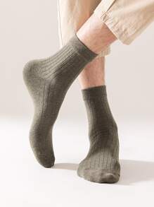 10 双男士透气运动休闲中筒袜，春/夏/秋季 - 彩色 - 查看 4