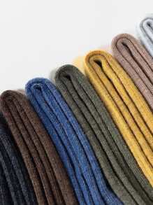 10 双男士透气运动休闲中筒袜，春/夏/秋季 - 彩色 - 查看 8