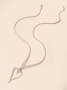 愛心掛飾項鍊 - 彩色 - 查看 3