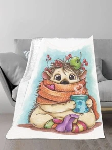 1 cái chăn hoa văn nhím - Nhiều màu - Xem 2