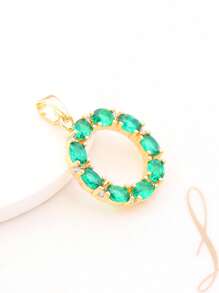 Colgante DIY zirconia cúbica círculo - Multicolor - Ver 2