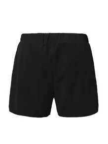 Manfinity Homme Pantalones Cortos De Cintura Con Cordón Para Hombre Con Bolsillos Diagonales Y Ajuste Holgado - Negro - Ver 2